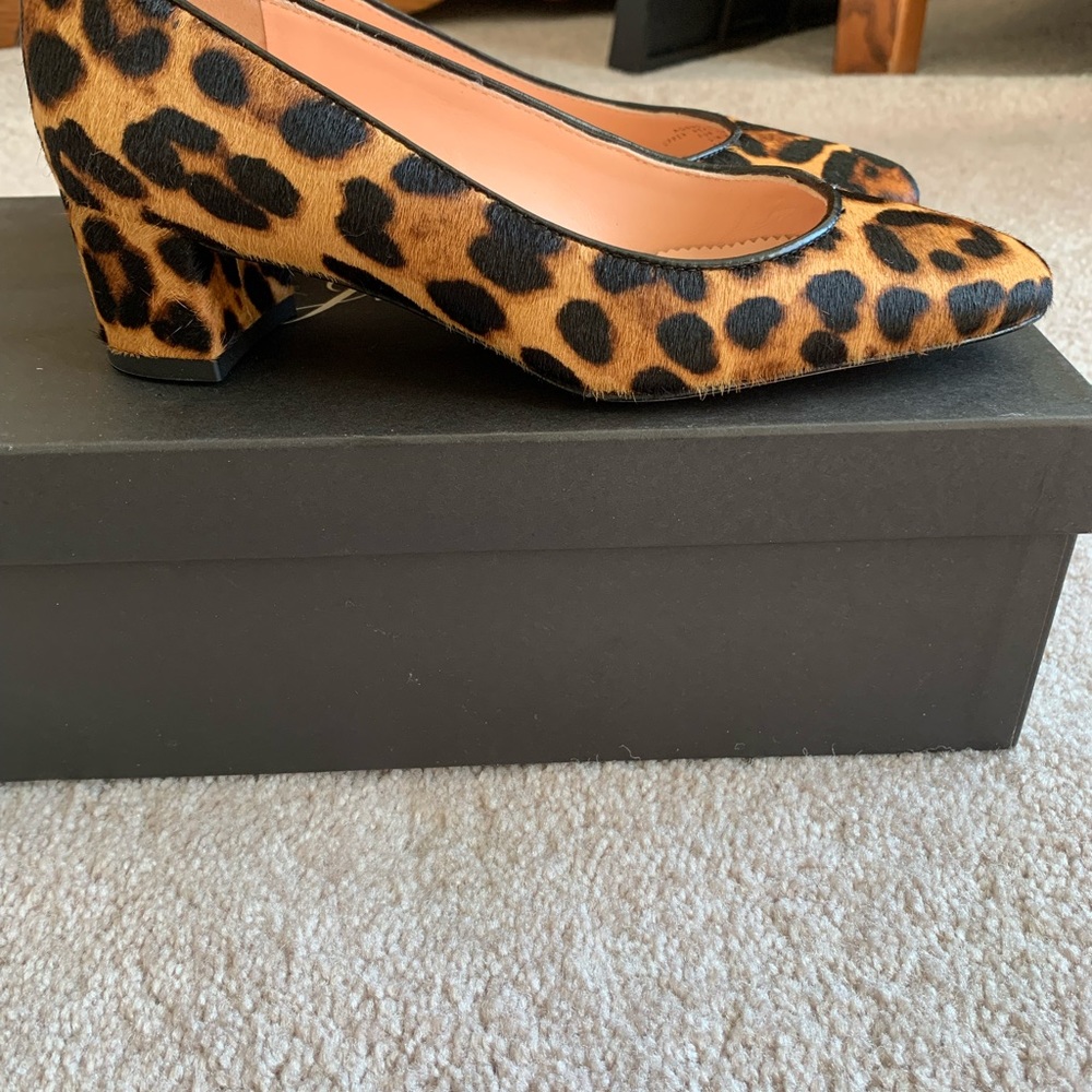 J.Crew Haircalf Classic Block Heel Pump - Picture 4 of 6